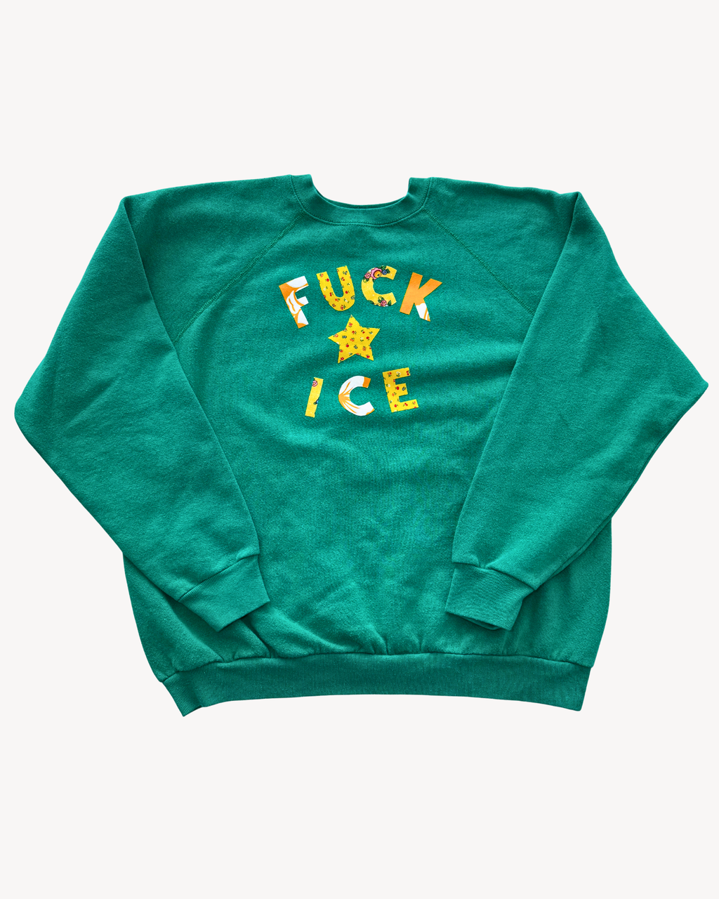 F*CK ICE Green Crewneck