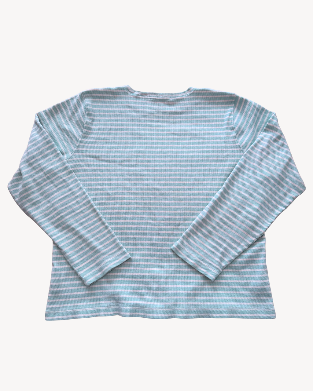 F*CK ICE Teal Striped Long Sleeve
