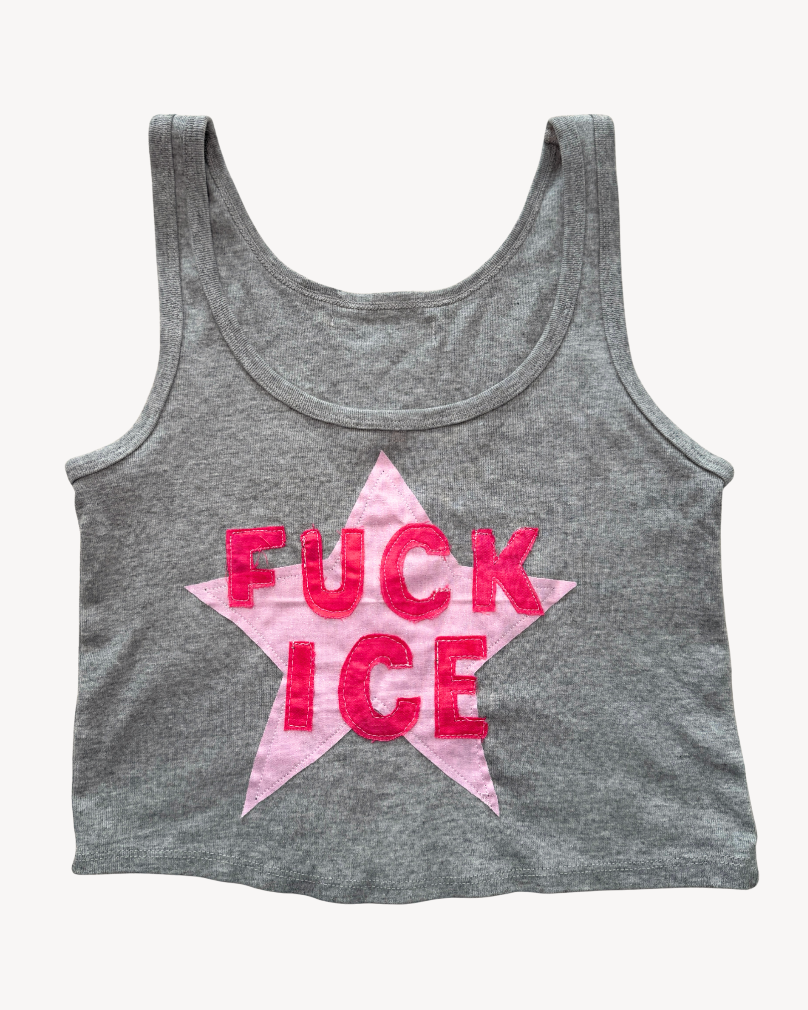 F*CK ICE Grey Tank