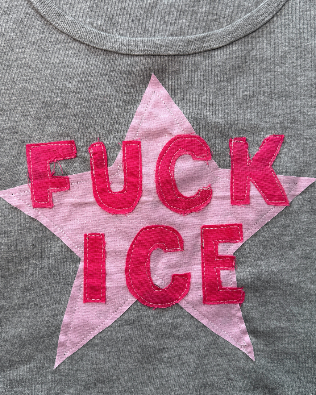 F*CK ICE Grey Tank