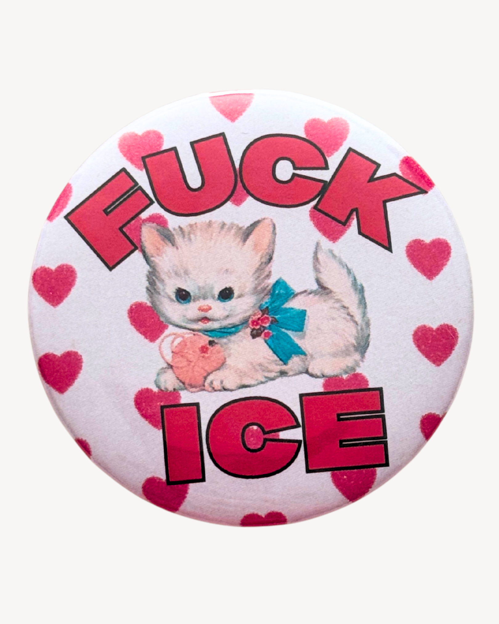 F*ck ICE Kitten Button